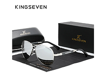 Солнцезащитные очки Авиатор из титанового сплава с градиентными линзами N7730 KINGSEVEN DESIGN