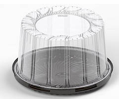 Упаковка для торта Ø196 мм h=110 мм 2300 мл, коричневе дно (арт. 110К/22)