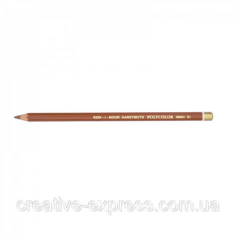 Олівці худож.POLYCOLOR light brown/світло-коричневий, фото 1