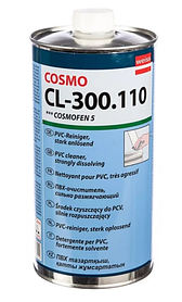 Ацетатний очищувач ПВХ профілів Cosmofen 5 сильний 1 л