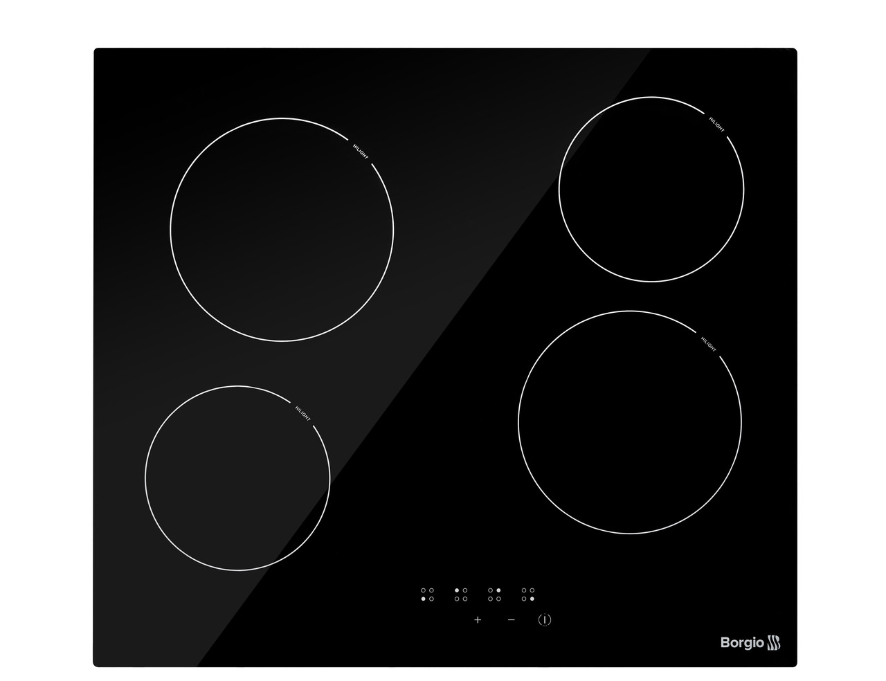 Варильна поверхня електрична  Borgio VC 604 TC Black