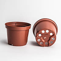 Горщик маленький 0.4 л / Ø 10 см для розсади та квітів * технічний горщик для рослин * теракотовий