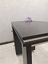 Стильний манікюрний стіл, офісний стіл, комп'ютерний стіл, письмовий стіл, чорний., фото 3