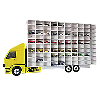 Дерев'яний гараж для машинок. Дитячий паркінг.