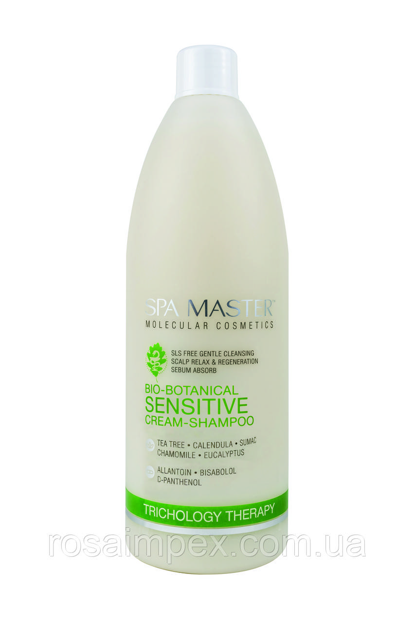Шампунь для сухої та чутливої шкіри голови Sensitive Cream-Shampoo SPA Master 970 мл