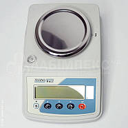 Вага лабораторна ТВЕ 0.5-0.01-а-2, до 500 г, 0.01 г, 2 клас, декларація, акумулятор, фото 3