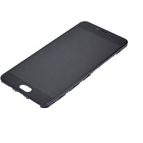 Дисплей (lcd екран) для Meizu M3 з чорним тачскрином та корпусною рамкою, фото 2