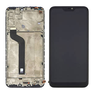 Дисплей (lcd екран) для Xiaomi Redmi 6 Pro/Mi A2 Lite з чорним тачскрином та корпусною рамкою, фото 2