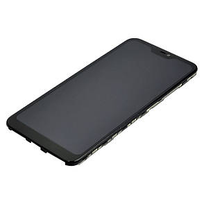 Дисплей (lcd екран) для Xiaomi Redmi 6 Pro/Mi A2 Lite з чорним тачскрином та корпусною рамкою, фото 2