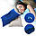 Надувна туристична подушка для кемпінгу синя, фото 4