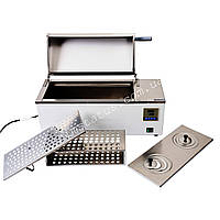 Баня водяна двомісна ВБ-8К (8л.) з кришкою, зі штативом