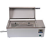 Баня водяна двомісна ВБ-8К (8л.) з кришкою, зі штативом, фото 4