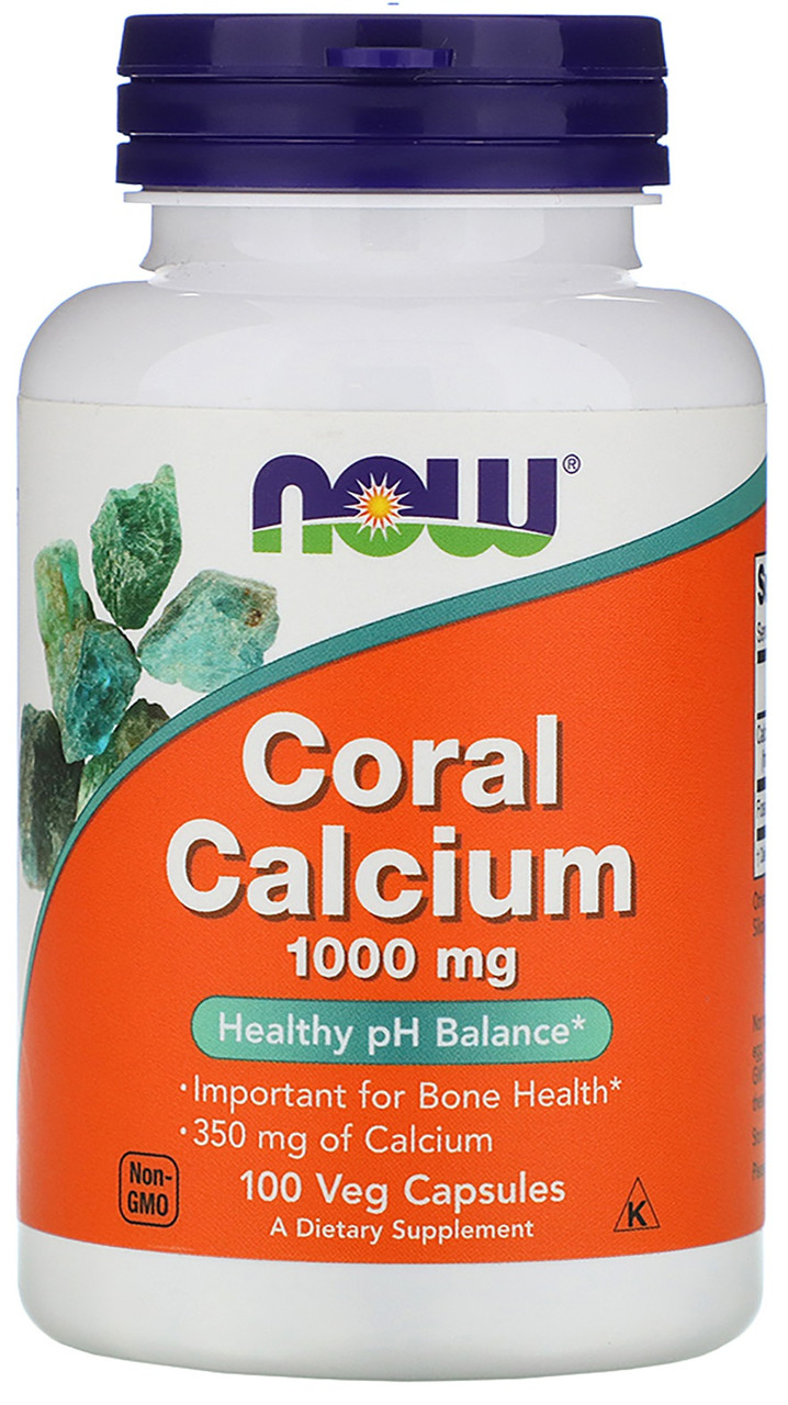 Мінерали Now Foods — Coral Calcium 1000 мг (100 капсул)