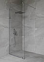 Скляна душова перегородка 2000*800мм прозора зі штангою, фото 6