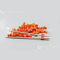 Пластикові утримувачі для суші паличок 100шт, помаранчеві