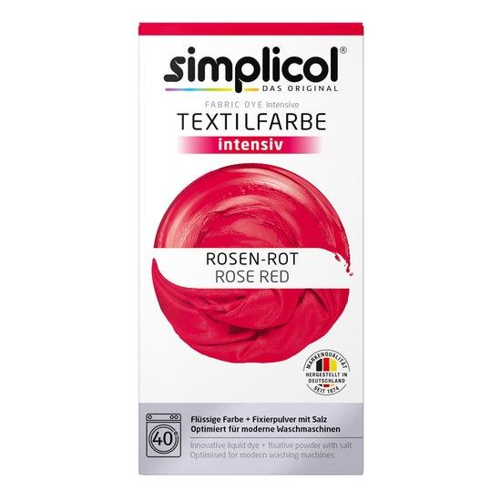 Текстильна фарба Simplicol Intensiv Rosen-Rot, 150мл + 400г