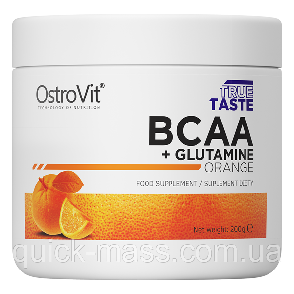 Амінокислоти Ostrovit BCAA + L-Glutamine 200g
