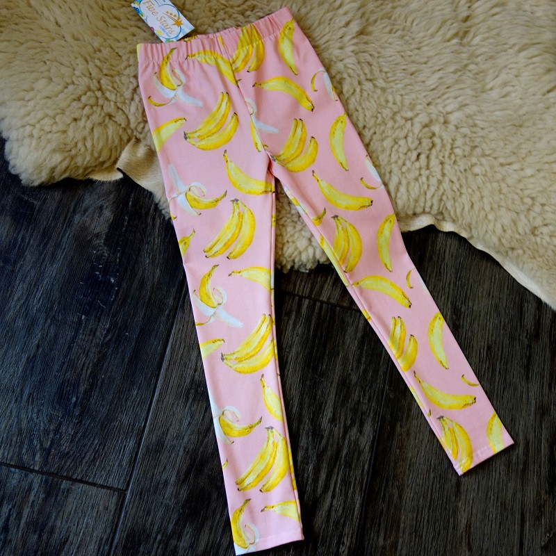 Дитячі легінси банани на рожевому Five Stars HD0464-128р
