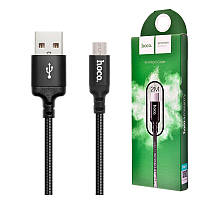 Кабель HOCO X14 USB to мicro USB 1м black times speed