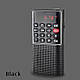 Радіо цифрове кишенькове  MicMagic L-328 FM/MP3 з диктофоном, Радіоприймач чорний з функцією плеєра, фото 11