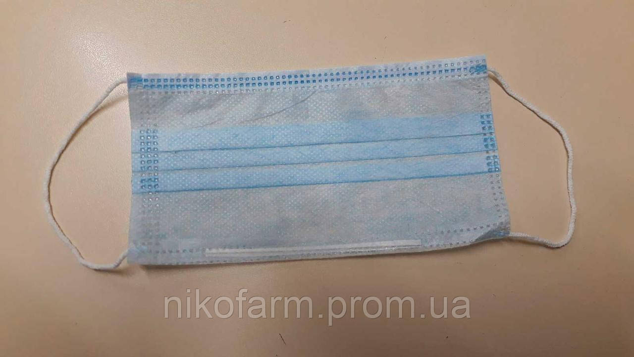 Маски медичні захисні (дитячі) одноразові Lindo U 961 10 шт