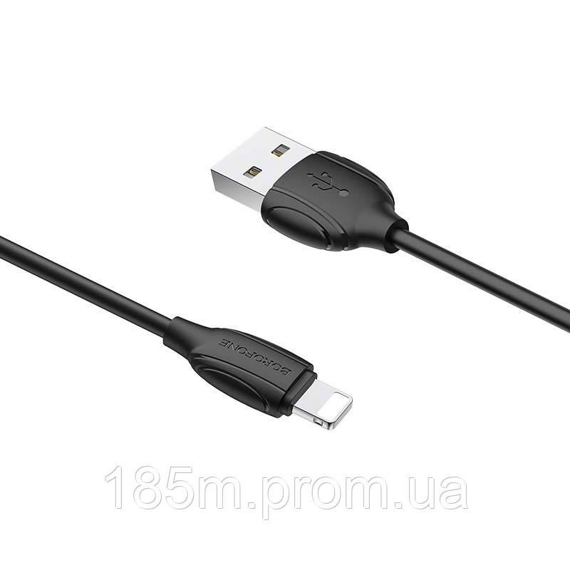 BOROFONE BX19 Benefit USB AM - iPhone 1,3A 1m black