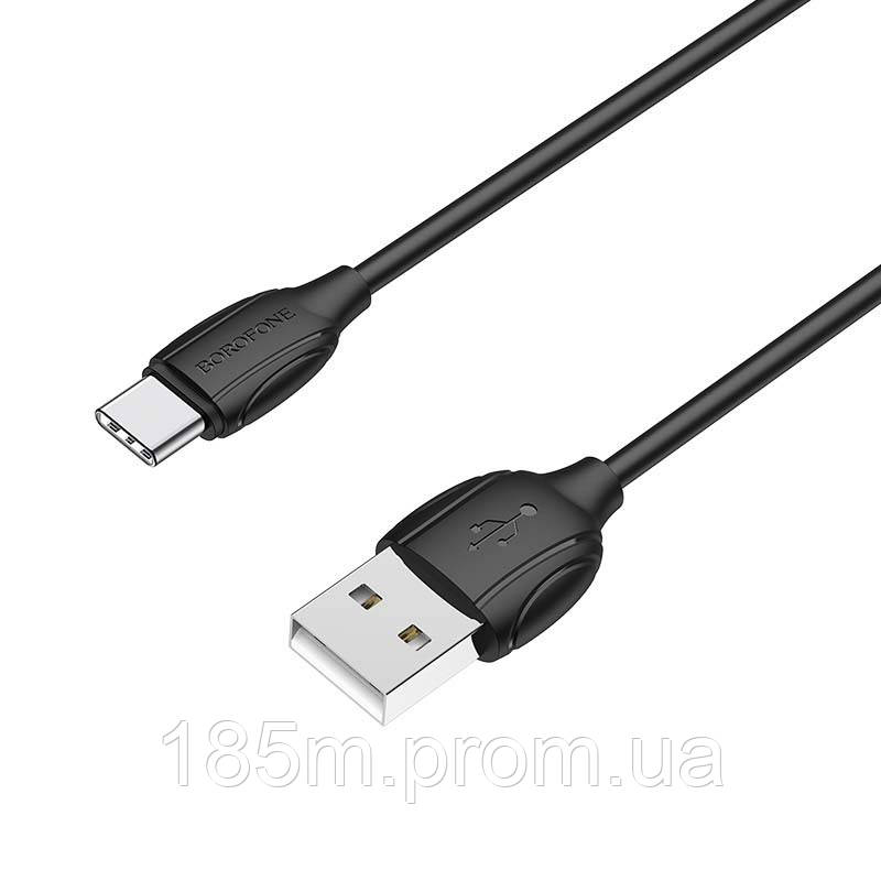 BOROFONE BX19 Benefit USB AM - Type C 1,3A 1m black