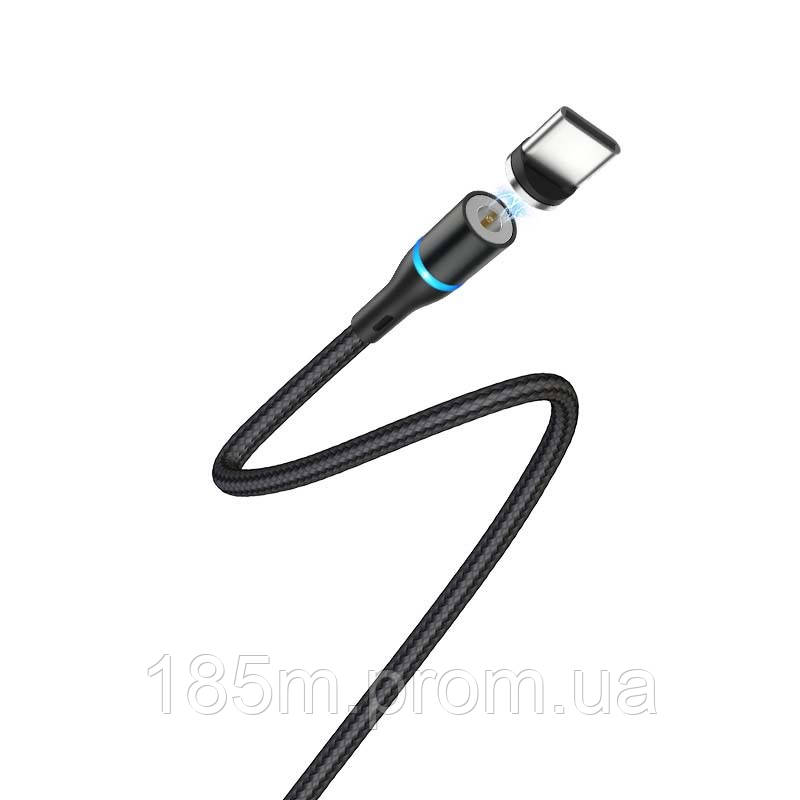 BOROFONE BU16 Skill magnetic USB AM - Type C 2.4A 1.2m black