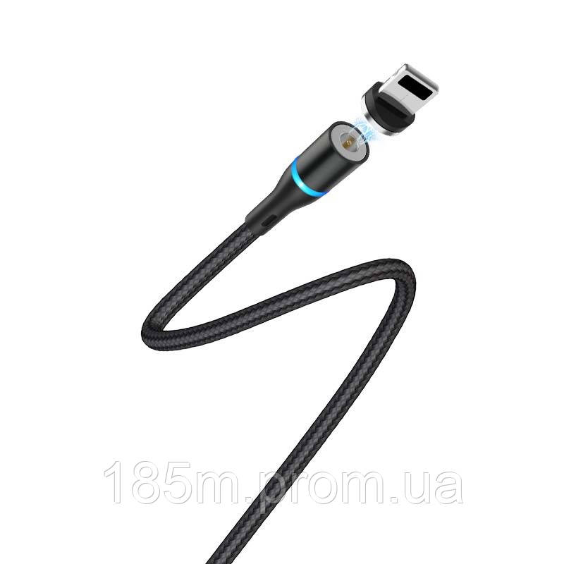 BOROFONE BU16 Skill USB - Iphone магнитний 2.4A 1.2m black
