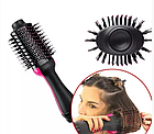 Фен-щітка для волосся 3в1 One Step Hair Dryer, 1000 Вт/ Фен браш для укладання волосся/Фен-стайлер для випрямлення, фото 4