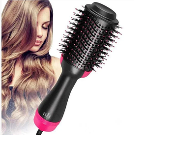 ОПТ Фен щітка One Step Hair Dryer & Styler Стайлер для укладання волосся 3в1 Гребінець з феном чорна