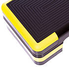 Степ-платформа FI-1574 (PP, р-р 90Lx34Wx10-20Hsм, чорний), фото 5