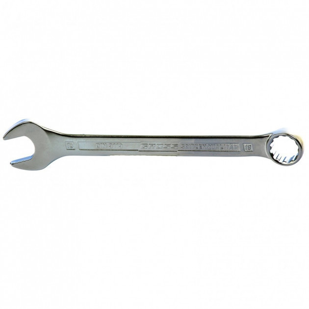 Ключ комбінований Gross 19 мм, CrV, холодний штамп (15138)