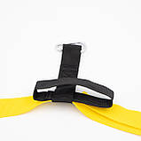 Тренувальні петлі ТРХ (trx тренажер для кросфіту) + килимок для йоги та фітнесу OSPORT Set 56 (n-0086) Чорно-жовтий, фото 6