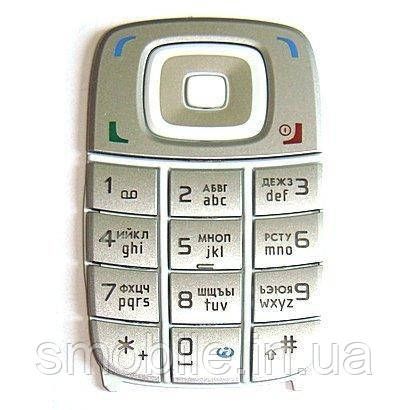 Nokia Клавіатура Nokia 6101 срібляста (укр/англ) (оригінал 100%)