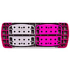 Степ-платформа FI-1578 (пластик, р-р 79Lx29Wx10-20H, сірий-рожевий), фото 9