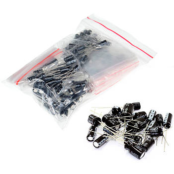 Набір електролітичних конденсаторів 120 шт. (Комплект 1 мкФ - 470 мкФ)