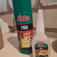 AKFIX клей для МДФ і дерева 400+100 ml (в ящику 24 шт.)