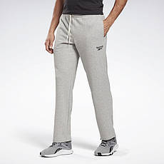 Штани чоловічі спортивні reebok (рибок) Identity open сірі, фото 3