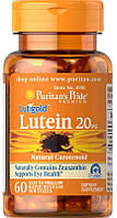 Здоров'я очей Puritan's Pride - Lutein 20 мг (60 капсул)