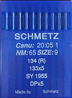 Иглы для промышленных швейных машин 134LR 65 Schmetz