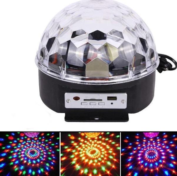 Диско-шар Music Ball M6 +BT, світловузика