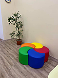 Комплект дитячих пуфів "Веселка", фото 5