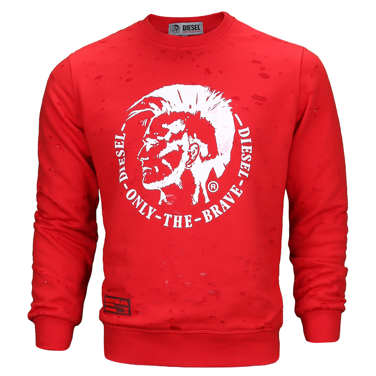 Світшот червоний чоловічий DIESEL RED L(Р) 21-503-012