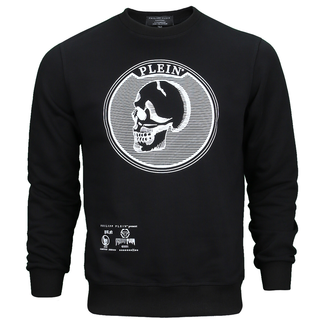 Світшот чоловічий чорний PHILIPP PLEIN BLK L(Р) 21-520-001 XL