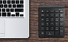 Цифрова клавіатура безпровідна bluetooth 28 клавіш. Bluetooth числова клавіатура на батарейках, фото 5