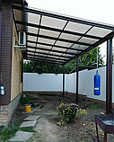 Навіс до будинку з полікарбонату від виробника, фото 6