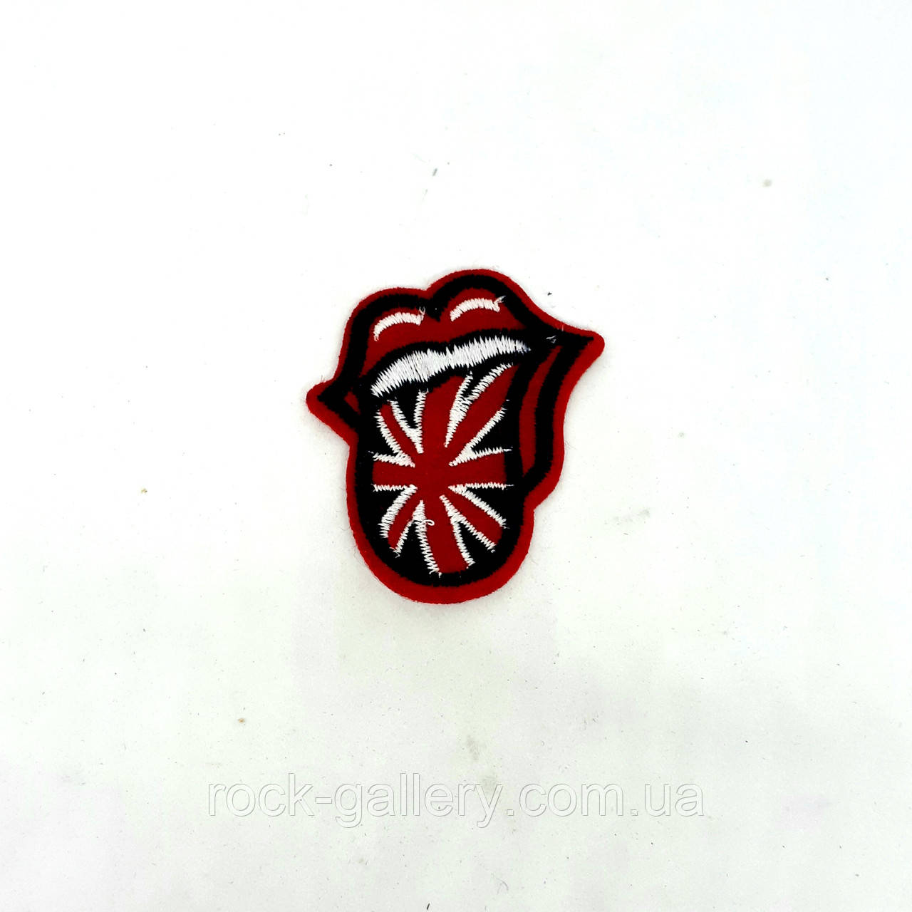 Нашивка термо з вишивкою "The Rolling Stones " 5 см х 4 см