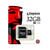 Карта пам'яті KINGSTON 32 ГБ micro SD Class 10 + SD adapter