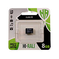 Карта пам'яті HI-RALI micro SDHC 8 ГБ class 10 без адаптера